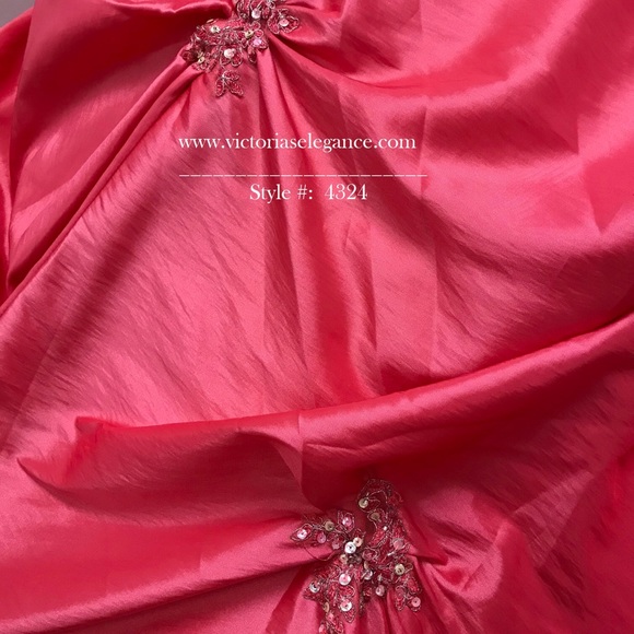 “One of a Kind” Halter Taffetta Ball Gown - Picture 7 of 7